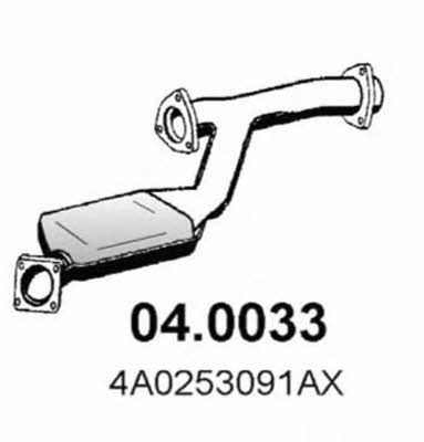 Asso 04.0033 Catalytic Converter 040033: Buy near me in Poland at 2407.PL - Good price!