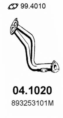 Asso 04.1020 Exhaust pipe 041020: Buy near me at 2407.PL in Poland at an Affordable price!