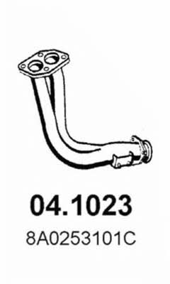 Asso 04.1023 Exhaust pipe 041023: Buy near me in Poland at 2407.PL - Good price!