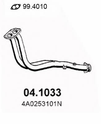 Asso 04.1033 Exhaust pipe 041033: Buy near me in Poland at 2407.PL - Good price!