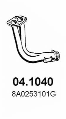 Asso 04.1040 Exhaust pipe 041040: Buy near me in Poland at 2407.PL - Good price!