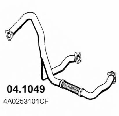 Asso 04.1049 Exhaust pipe 041049: Buy near me in Poland at 2407.PL - Good price!