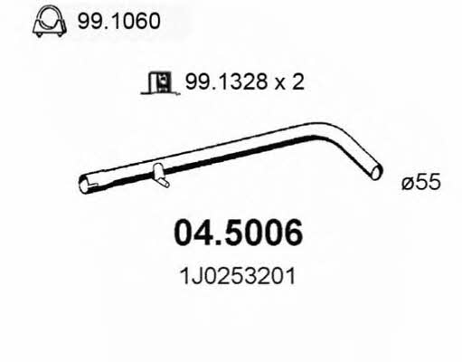 Asso 04.5006 Exhaust pipe 045006: Buy near me at 2407.PL in Poland at an Affordable price!