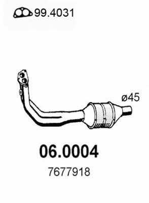 Asso 06.0004 Catalytic Converter 060004: Buy near me in Poland at 2407.PL - Good price!