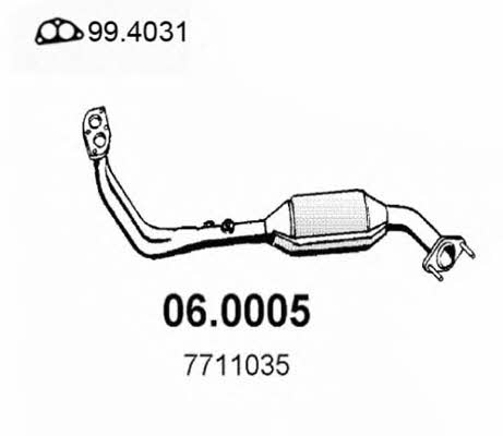 Asso 06.0005 Catalytic Converter 060005: Buy near me in Poland at 2407.PL - Good price!