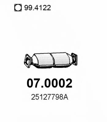 Asso 07.0002 Catalytic Converter 070002: Buy near me in Poland at 2407.PL - Good price!
