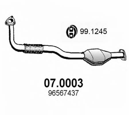 Asso 07.0003 Catalytic Converter 070003: Buy near me in Poland at 2407.PL - Good price!