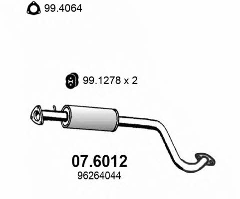 Asso 07.6012 Central silencer 076012: Buy near me in Poland at 2407.PL - Good price!