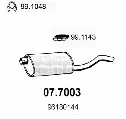 Asso 07.7003 End Silencer 077003: Buy near me in Poland at 2407.PL - Good price!