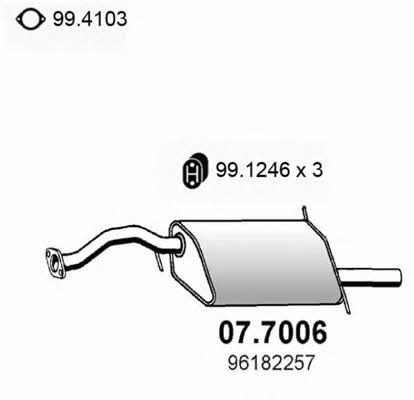 Asso 07.7006 End Silencer 077006: Buy near me in Poland at 2407.PL - Good price!