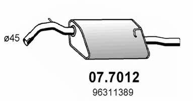 Asso 07.7012 End Silencer 077012: Buy near me in Poland at 2407.PL - Good price!