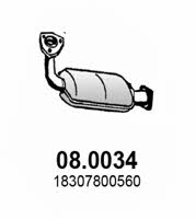 Asso 08.0034 Catalytic Converter 080034: Buy near me in Poland at 2407.PL - Good price!