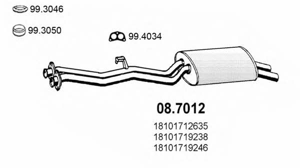 Asso 08.7012 End Silencer 087012: Buy near me in Poland at 2407.PL - Good price!