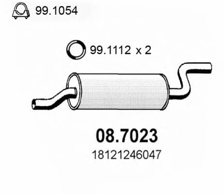 Asso 08.7023 End Silencer 087023: Buy near me in Poland at 2407.PL - Good price!