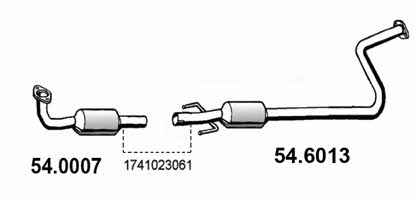 540007 Asso Catalytic Converter