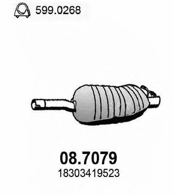 Asso 08.7079 End Silencer 087079: Buy near me in Poland at 2407.PL - Good price!