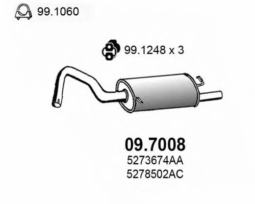 Asso 09.7008 End Silencer 097008: Buy near me in Poland at 2407.PL - Good price!