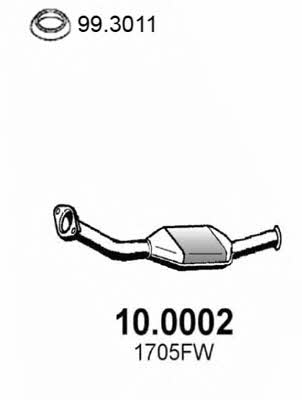  10.0002 Catalytic Converter 100002: Buy near me in Poland at 2407.PL - Good price!