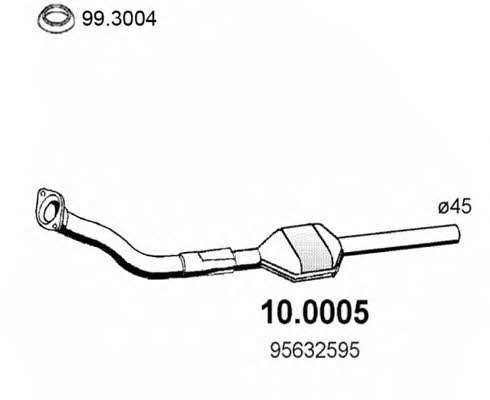  10.0005 Catalytic Converter 100005: Buy near me in Poland at 2407.PL - Good price!