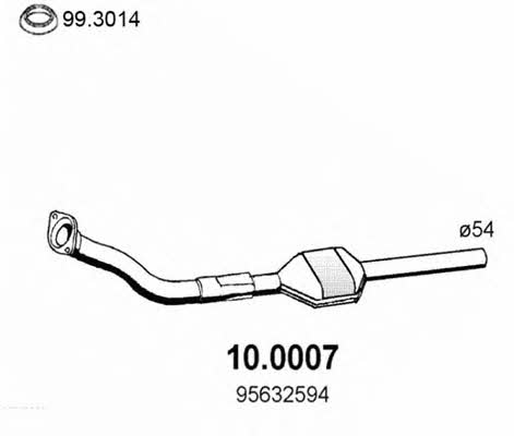  10.0007 Catalytic Converter 100007: Buy near me in Poland at 2407.PL - Good price!