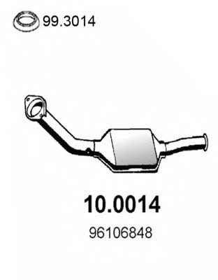  10.0014 Catalytic Converter 100014: Buy near me in Poland at 2407.PL - Good price!