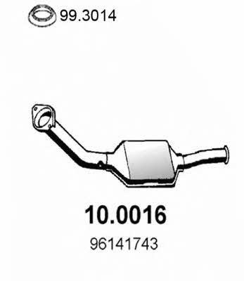  10.0016 Catalytic Converter 100016: Buy near me in Poland at 2407.PL - Good price!