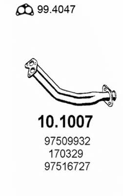 Asso 10.1007 Exhaust pipe 101007: Buy near me in Poland at 2407.PL - Good price!