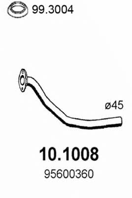  10.1008 Exhaust pipe 101008: Buy near me in Poland at 2407.PL - Good price!