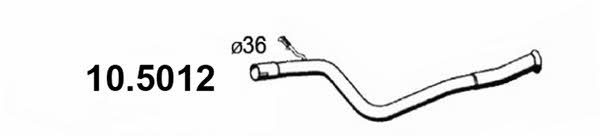  10.5012 Exhaust pipe 105012: Buy near me in Poland at 2407.PL - Good price!