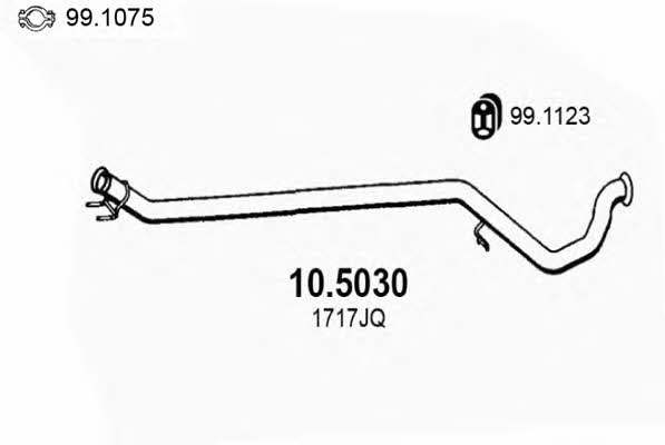  10.5030 Выхлопная труба 105030: Отличная цена - Купить в Польше на 2407.PL!