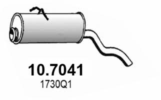 Asso 10.7041 End Silencer 107041: Buy near me in Poland at 2407.PL - Good price!