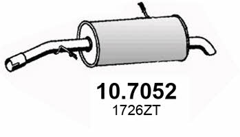 Asso 10.7052 End Silencer 107052: Buy near me in Poland at 2407.PL - Good price!