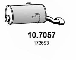 Asso 10.7057 Tłumik, część tylna 107057: Dobra cena w Polsce na 2407.PL - Kup Teraz!