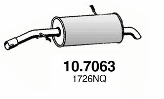 Asso 10.7063 End Silencer 107063: Buy near me in Poland at 2407.PL - Good price!