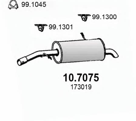Asso 10.7075 End Silencer 107075: Buy near me in Poland at 2407.PL - Good price!
