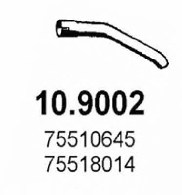 Asso 10.9002 Exhaust pipe 109002: Buy near me in Poland at 2407.PL - Good price!