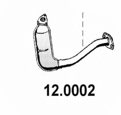 Asso 12.0002 Catalytic Converter 120002: Buy near me in Poland at 2407.PL - Good price!