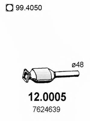  12.0005 Catalytic Converter 120005: Buy near me in Poland at 2407.PL - Good price!