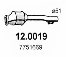 Asso 12.0019 Katalysator 120019: Kaufen Sie zu einem guten Preis in Polen bei 2407.PL!
