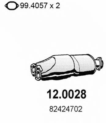 Asso 12.0028 Catalytic Converter 120028: Buy near me in Poland at 2407.PL - Good price!