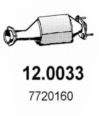 Asso 12.0033 Catalytic Converter 120033: Buy near me in Poland at 2407.PL - Good price!