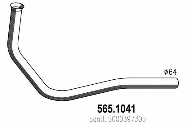 Asso 565.1041 Exhaust pipe 5651041: Buy near me in Poland at 2407.PL - Good price!