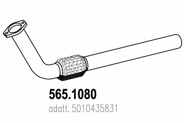 Asso 565.1080 Rura wydechowa 5651080: Dobra cena w Polsce na 2407.PL - Kup Teraz!