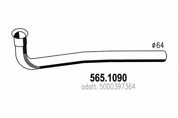 Asso 565.1090 Exhaust pipe 5651090: Buy near me in Poland at 2407.PL - Good price!