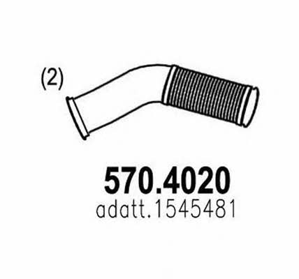 Asso 570.4020 Corrugated pipe 5704020: Buy near me in Poland at 2407.PL - Good price!
