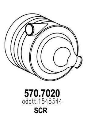 Asso 570.7020 Filtr cząstek stałych DPF 5707020: Dobra cena w Polsce na 2407.PL - Kup Teraz!