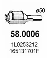 Asso 58.0006 Catalytic Converter 580006: Buy near me in Poland at 2407.PL - Good price!