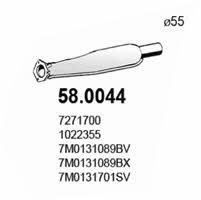 Asso 58.0044 Catalytic Converter 580044: Buy near me in Poland at 2407.PL - Good price!
