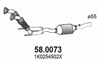 Asso 58.0073 Catalytic Converter 580073: Buy near me in Poland at 2407.PL - Good price!