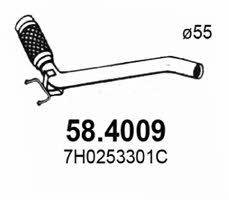 Asso 58.4009 Exhaust pipe 584009: Buy near me in Poland at 2407.PL - Good price!